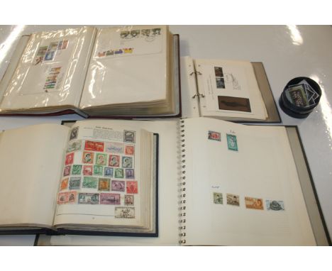 A quantity of stamp albums and First day covers 