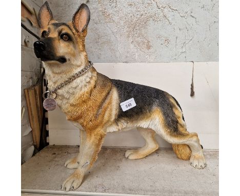 Country Artists - very large model ‘German Shepherd Standing’ (02865) approx 48cm long and 42cm high&nbsp;Condition - good, t