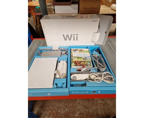 A Nintendo Wii games console. 