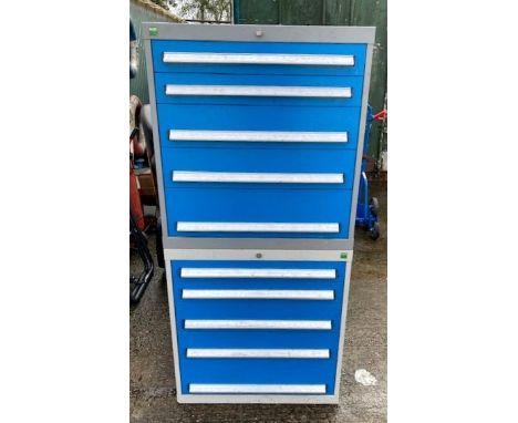 A Bott freestanding tool chest, having ten various sized drawers, H160, W75, D60cm 