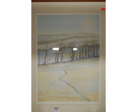 Michael Carlo (b.1945) - Moonrise, lithograph, signed and numbered in pencil to the margin, 49 x 35cm