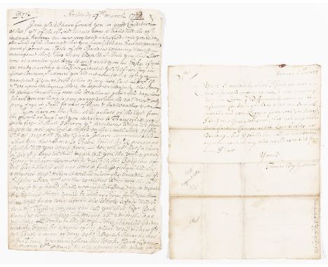 Irish Mining.- Aldwell (Morgan) Autograph Letter signed to Joseph Bacon in Bristol, 3pp. with address panel, Ardtully, [Kenma