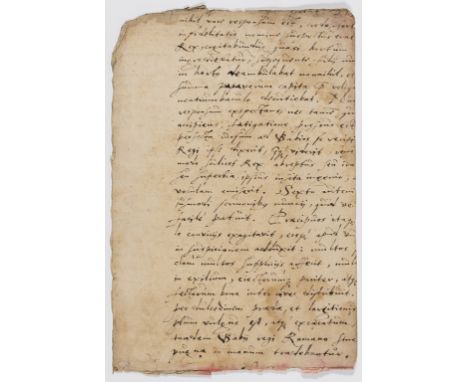 17th century mathematician.- Briggs (Henry, mathematician, bap. 1561, d. 1631) Autograph Latin inscription signed "Henricus B