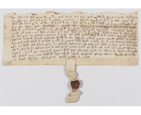 Kent, Pluckley.- Indenture, John son of Elias de Chilton grant to John de Surrenden of an acre of land in Pluckley, witnesses