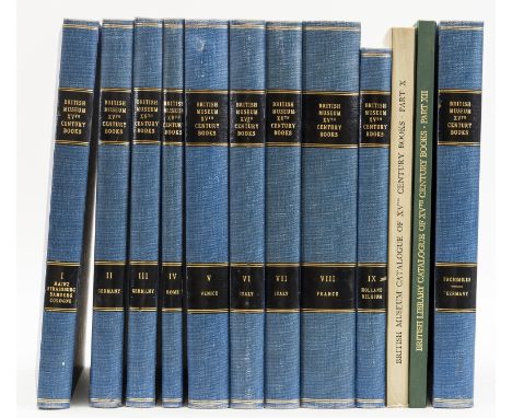 NO RESERVE Incunabula.- British Museum. Department of Printed Books. Pollard (Alfred), Victor Scholderer and others, editors.