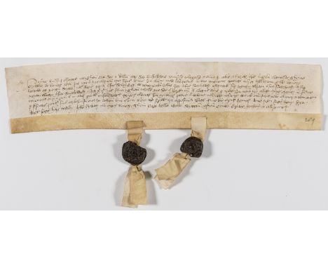 Dover.- Release by Thomas atte See &amp; William atte See of Folkestone to Thomas Crowch of a tenement abutting the town of D
