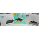 3 x Jam Audio Turntables. Bluetooth, All In One Etc. Tested and Boxed With Accessories.