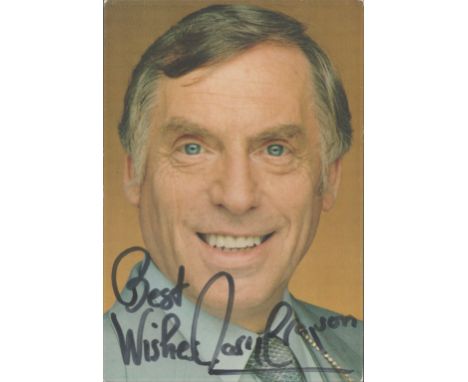 Larry Grayson signed 6x5 colour photo. Larry Grayson (31 August 1923 - 7 January 1995), born William Sulley White, was an Eng