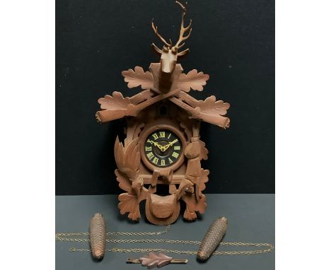 A Black Forest cuckoo clock, approx. 60cm high overall 