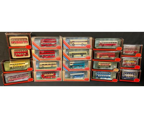 Toys - a collection of 1:76 scale EFE Exclusive First Edition model buses, each window boxed (quantity) 