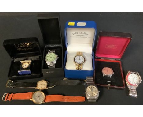 A gentleman's Rotary wristwatch;  others, Sekonda;  Medana;  Ravel;  Roamer 