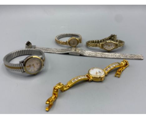 Ladies wristwatches by Timex, Swiss Empress and Hana Etc