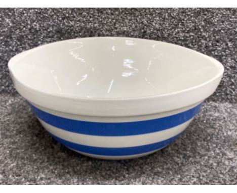 T.G.Green &amp; Co blue &amp; white Cornish Ware bowl, 26.5cm