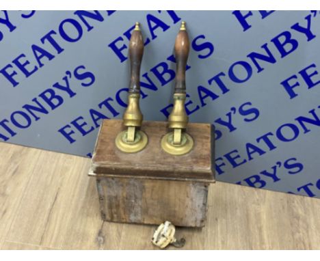 Vintage “Angram” twin beer pull/pump
