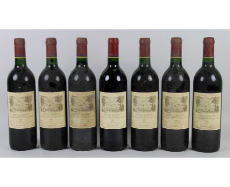 Vintage Wine: seven bottles of Chateau Romefort, Les Domaines Barons de Rothschild (Lafite), Cru Bourgeois, Medoc, 1991, U: a