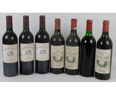 Vintage Wine: three bottles of Chateau Sauvetat, Bordeaux Superieur, 1993, and four bottles of Chateau Laujac, Medoc, Bordeau