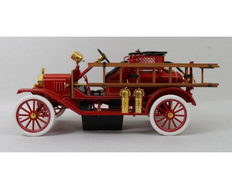 A Franklin Mint model of a Ford Model T Fire Engine, scale 1:16, four Franklin Mint scale models of Rolls Royce motor cars, S