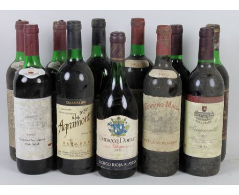 Vintage Wine: a mixed parcel of Spanish and Chilean red wines, including Rioja, Tempranillo and Cabernet Sauvignon. (11)
Prov