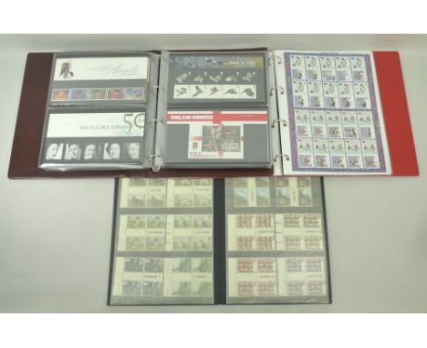 An album of Royal Mail smilers; The White Ensign, Christmas Robins, Christmas 2006, 2007 & 2009, an album of commemorative is