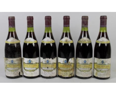Vintage Wine: six bottles of Vosnee-Romanee, Domaine du Clos Frantin, Cote d'Or, 1972, U: 3.5cm or better. (6)
Provenance: Fr