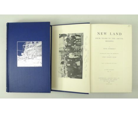 Otto Sverdrup; New Land, Four Years in the Arctic Regions, first edition, 2 vols, 8vo, blue cloth, published by Longmans, Gre