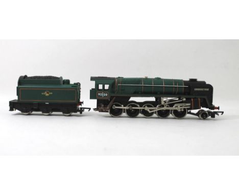 A quantity of Hornby dublo railway, comprising; L.M.S. Coronation Class 'Duchess of Sutherland' 4-6-2, a composite coach, bra