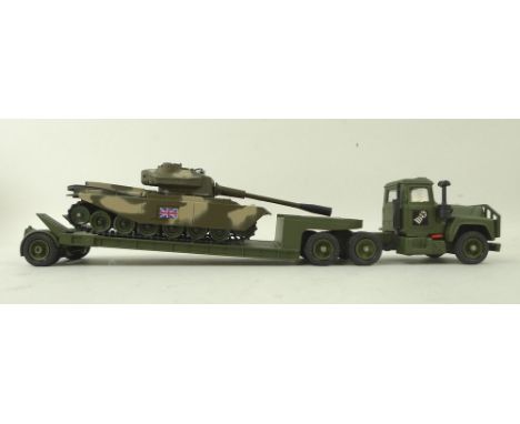 A Corgi Classics British Army Centurion Mk III Tank and Saladin Armoured Car, 69901, United States Armed Forces Diamond T Tan