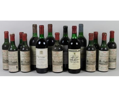 Vintage Wine: three bottles of House of Commons, No. 1 Claret, Bordeaux, three further bottles of Claret, and nine half bottl