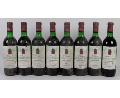 Vintage Wine: eight bottles of Chateau Beau-Site-Haut-Vignoble, Saint-Estephe, 1970, U: all top shoulder or better. (8)
Prove
