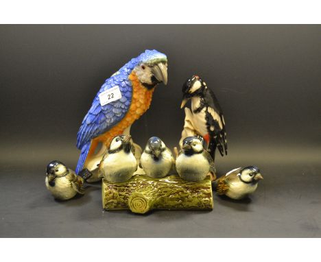 Goebel Models- Parrot; Woodpecker;  etc (5)