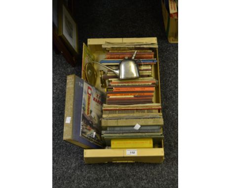 Pictures and Books - motoring including 1955 TT Programme; Joseph Lucas oil can; Barrie Clark print