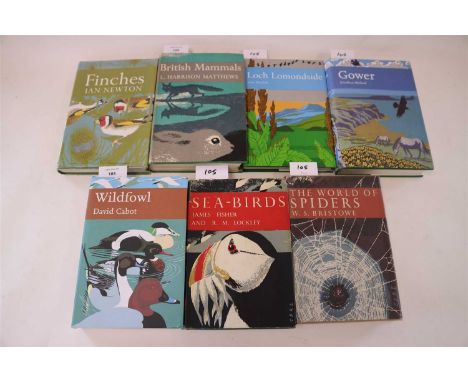 NEW NATURALIST: No. 21. Matthews, L Harrison, British Mammals, 1952; No. 28. Fisher &amp; Lockley, Sea Birds, 1954; No. 38. B