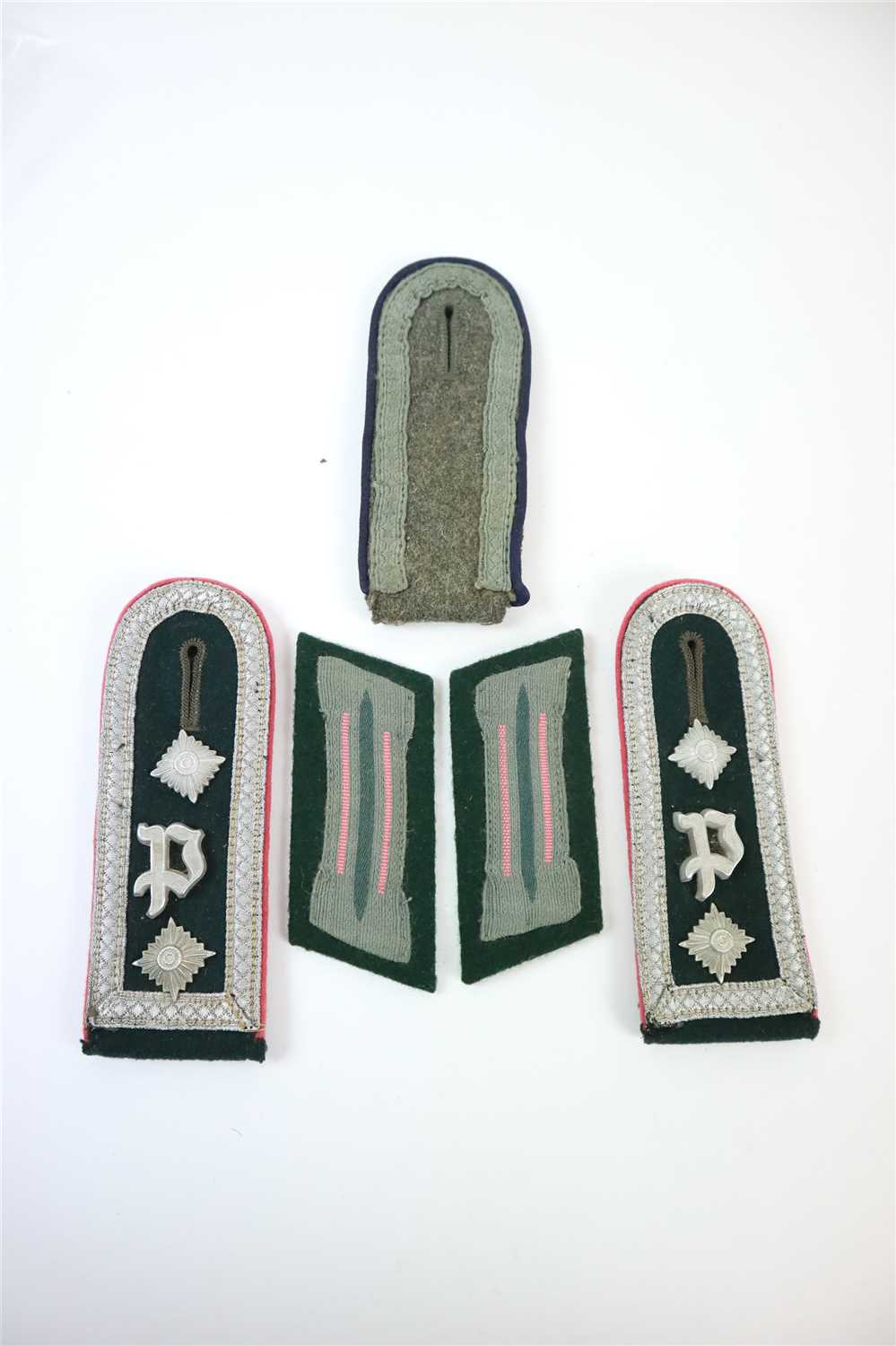 A pair of Army Panzerjäger shoulder boards for an Oberscharführer ...