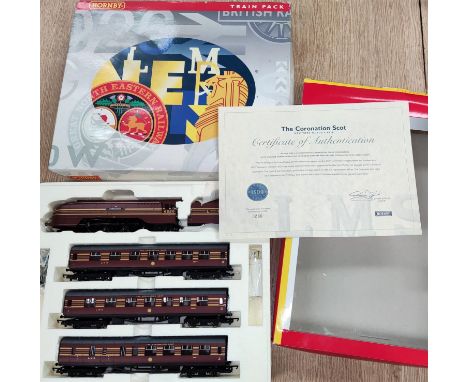 A boxed Hornby Limited Edition 00 gauge Train Pack 'The Coronation Scot'&nbsp; R2199M 