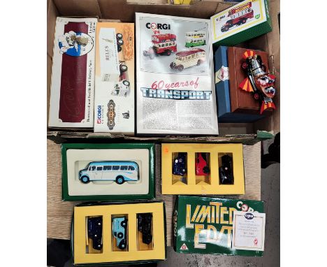 A boxed Corgi 25th Anniversary Chitty Chitty Bang Bang vehicle, other boxed Corgi limited editions etc 