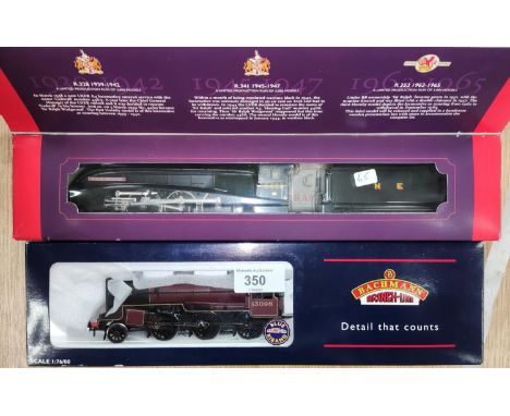 A boxed Hornby Railways limited edition Sir Ralph Wedgwood Locomotive 4466 Black livery and a Bachmann Branch line No 32-175 