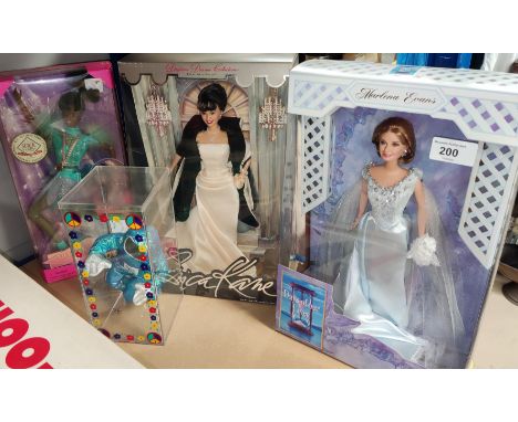 Three 1990's Barbie dolls by Mattel, in original boxes:&nbsp; Days of Our Lives Marlena Evans, All my Children Erica Kane, an
