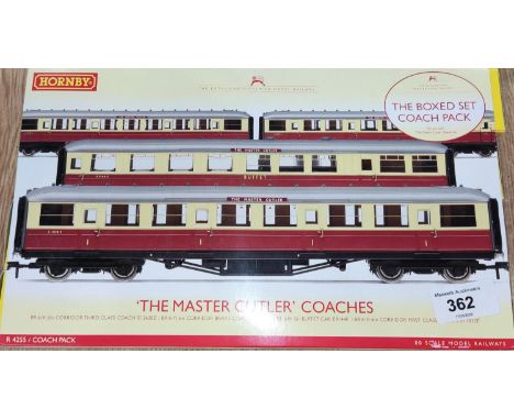 Two boxed Hornby 00 gauge Coach packs 'The Northumbrian' Coaches R4228 and 'The Pines Express' Coaches R4229 