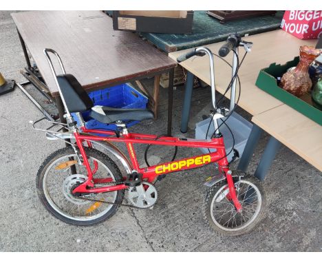 A boy's vintage "Chopper" bicycle