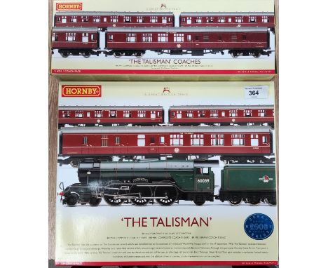 A Hornby 00 gauge boxed Train pack 'The Talisman' R2569 and The Hornby 'The Talisman' Coaches pack R4252 
