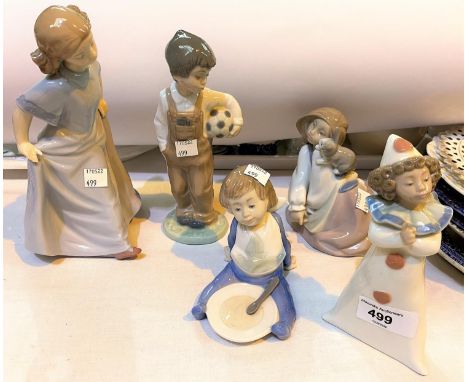 Five Nao figures of children 