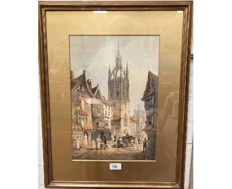 Teresa Dura Branson: (Scottish) water colour study portrait of girl seated, signed, framed and glazed;Charles Rousse (British