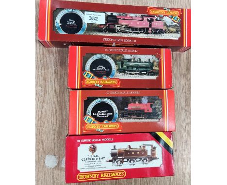 Four boxed Hornby Railway 00 gauge boxed Locomotives No R.353, R.779, R.055 and R.300 