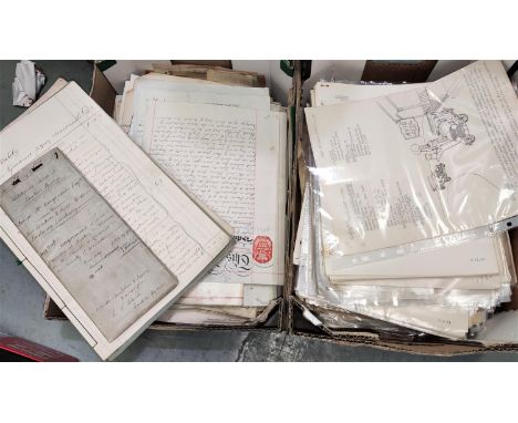 Ephemera on New York World Fair 1960's and a selection of vintage bills, deeds etc 