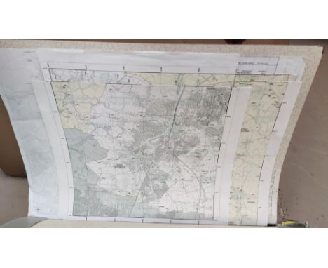 A selection of vintage OS maps, mainly relating to Cheshire 