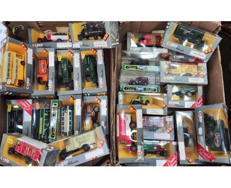A large collection of Corgi Classics commercial and other various advertising vehicles 