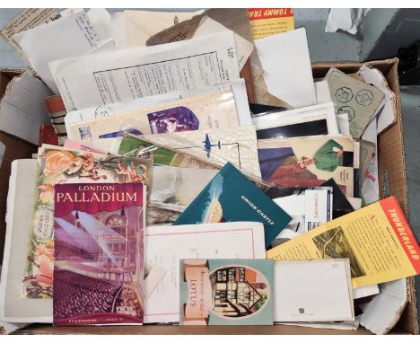 A selection of vintage ephemera etc 