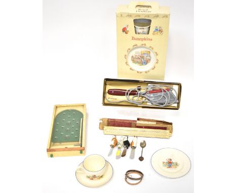 Mixed collectibles to include a vintage Chad Valley miniature bagatelle game with steel ball bearings, enclosed behind a glas