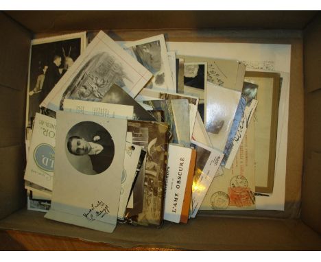 Victorian and Later Photographs and Vintage Postcards including Some Magicians/Magic Tricks (60)