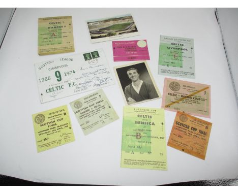Celtic Football Club Tickets and Ephemera,&nbsp;PLEASE NOTE THESE TICKETS ARE PRINTED REPRODUCTIONS